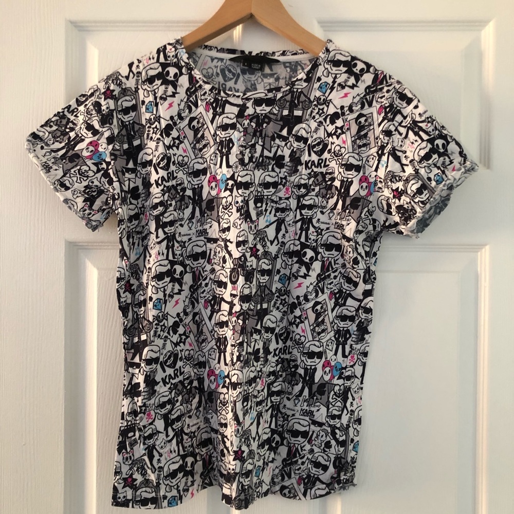Karl Lagergeld x Tokodoki Tee
